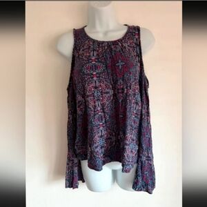 Hollister Multicolor Paisley Blouse